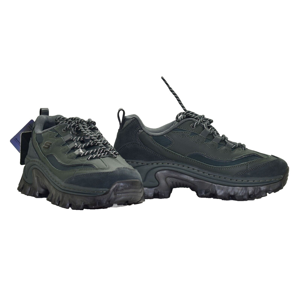 D0 NEW SKECHERS X DOJA CAT Olive Leather Hi Ryze Sneaker Shoes 177940 Size 8.5